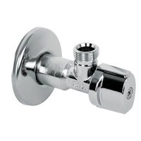 Zawór wodny ARCO VITAQ A80 Metallic kątowy antykamienny - 2 szt. GZ 1/2'' x GZ 1/2''