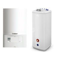 Pakiet - Kocioł gazowy jednofunkcyjny VAILLANT ecoTEC pro VC 146/5-3 kondensacyjny wiszący 5.9 - 15.3 kW + Czujnik c.w.u. + Zasobnik c.w.uVulcan 120L stojący