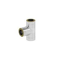 Trójnik izolowany z uszczelką 90' RICOM ENERGY stal nierdzewna 100 x 100 x 100