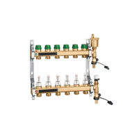 DYNAMICAL - Zespół rozdzielaczy 1" x 9 wyjść, 3/4" M