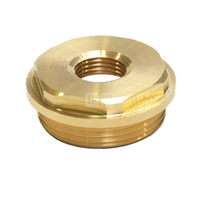 Mosiężny korek redukcyjny z uszczelką DN 32/ DN 15, GW 1 ¼”/GW ½”