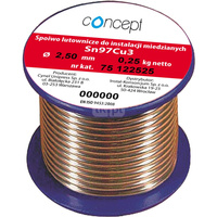 Drut lutowniczy (Sn97Cu3) Concept By CYNEL fi 3 mm, 250 g