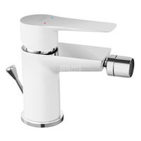 Bateria bidetowa FERRO ADORE WHITE-CHROME, kolor chrom/biały