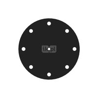 Uszczelka flanszy fi 180 mm z otworem do montażu anody magnezowej