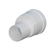 PP złączka redukcyjna mimośrodowa DN125/160mm z uszczelką [EPDM]