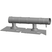 Kolektor spalinowy DN 130 dla kaskady 2 kotłów Victrix Pro V2 35-55