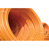 Rura PE do gazu, 280x25,4, pomarańczowo-czarna, RC PE100 SDR11