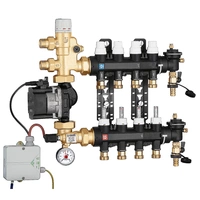 Zespół regulacyjny – regulacja stałotemperaturowa - bez skrzynki. 11 wyjść