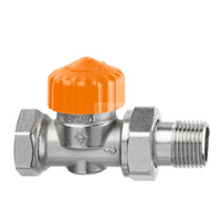 Automatyczny zawór termostatyczny z ogranicznikiem przepływu w technologii AFC, Eclipse DN 15, prosty