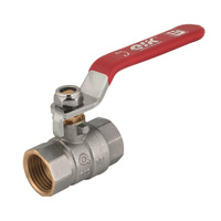 Zawór kulowy QIK 01 mosiądz, PN30 1'' GW, uchwyt: rączka