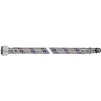 QIK Wąż elastyczny w oplocie INOX 1/2 X M10 70 KR