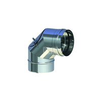 SP Kolano spalinowe z rewizją 90' DN 150 