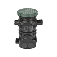 Filtr zewnętrzny w studzience D300 teleskop - pokrywa gwint - koszowy filtr wody deszczowej , kosz filtrujący do wody deszczowej , podziemny filtr do deszczówki , filtr zewnętrzny