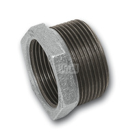 Nypel SANHA 241# redukcja, żeliwo (cynk/nikiel) (ocynk), 2 1/2'' x 2'' (GZ x GW)