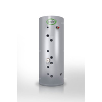 Wymiennik z podwójną wężownicą - Joule - TWIN SOLAR - 300l + grzałka 3kW 230V + zawór T&P