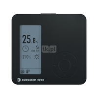 Regulator temperatury Euroster E4040, kolor czarny