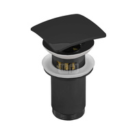 Zestaw odpływowy do umywalki PERFEXIM SPPMWK03K czarny mat 2 3/4'', przycisk kwadratowy wypukły