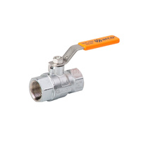 Zawór kulowy ARCO TAJO SOLAR stal nierdzewna 3/8'' GW, uchwyt: dźwignia chrom