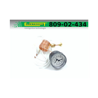 Manometr ELEKTROMET 43mm, 0-2,5 bar, 0-120'C