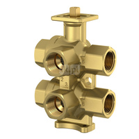 Zawór regulacyjny 6-drożny COMAP NexusValve Tribus, mosiądz, poł. Gwint wewnętrzny 1/2'', temp. -40-130'C