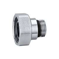 Nypel, nakrętka 3/4" GW x 3/8" GZ