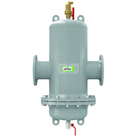 Separator mikropęcherzy REFLEX TW 100 R, 10 bar / 110'C, DN100/PN16, z kołnierzem rewizyjnym, kolor: szary