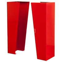 Podstawa 700 mm, szerokość 180 mm, do szafy wys. 750 ±100 mm, kolor czerwony RAL 3000