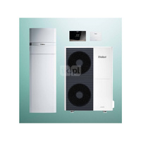 Pakiet Systemowy OZE - Pompa ciepła powietrze-woda split VAILLANT VWL 105/5AS aroTHERM 10.2 kW 400 V + Centrala grzewcza VWL 128/5IS + Regulator sensoCOMFORT VRC 720 + Moduł komunikacji internetowej VR 940f