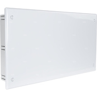 Plastikowa szafka do rozdzielacza wody użytkowej ADM, 10 punktów poboru, 330 X 625 X 88 mm