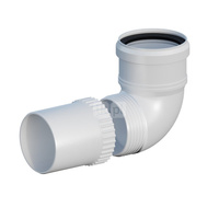 Kolano PP 87 st. skręcane DN80mm z uszczelką [EPDM]