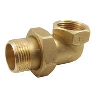 Śrubunek kątowy stożek AGAFLEX, mosiądz, 1/2'' (GZ x GW)